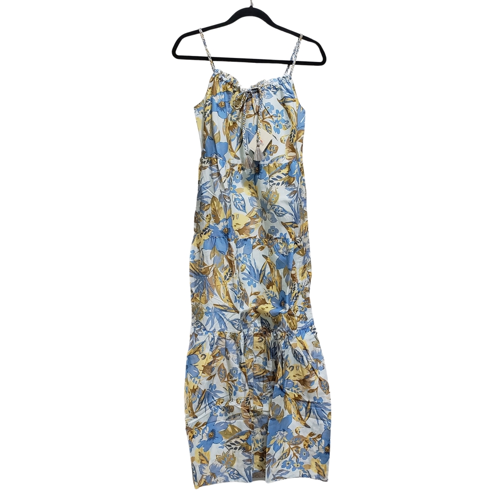 Faherty Sun Chaser Floral Maxi Dress XS Paradise Blossom Cotton/Silk Sundress
